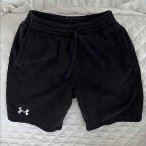 Under Armour Kids Black Shorts with Logo